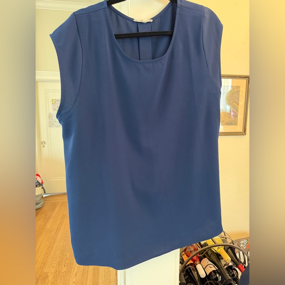 Le Lis Navy Tank Top